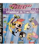 Powerpuff Girls Chemical X-traction Sony PlayStation 1 2001 Black Label ... - $34.17 CAD