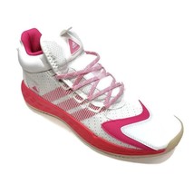 Adidas Pro Boost Mid Cancer Awareness Basketball Shoes Mens Sz 12.5 Pink FX9210 - £61.41 GBP