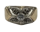1 Men&#39;s Cluster ring 14kt Yellow Gold 412323 - $499.00