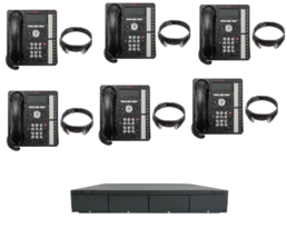 Avaya IP500 Phone System Control Unit w/ 6 Avaya 1616 Phones - £521.61 GBP