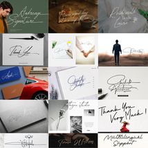 Signature Fonts Bundle 200+ Handwriting Commercial Use Digital Instant D... - $5.99