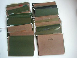 Lot of 60 Used Hanging File Folders Letter Size - $13.49