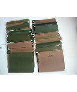 Lot of 60 Used Hanging File Folders Letter Size