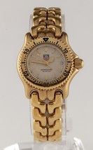 Tag Heuer Women&#39;s Gold-Plated Quartz Watch w/ Date E42201-WG1430-O - £286.27 GBP