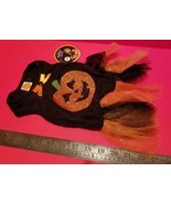 SimplyDog Pet Clothes Medium Halloween Dog Dress Black Orange Pumpkin Ou... - £5.94 GBP