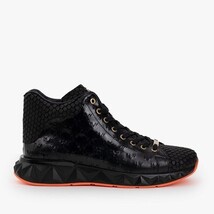Vinci The Caesars Black Leather High-Top Men Sneaker image 9
