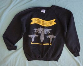 Vtg Operation Desert Storm Gulf War &#39;91 Retro Crewneck Sweatshirt Large ... - £43.28 GBP