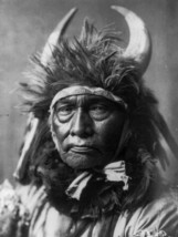 Edward Curtis Native America Art Bull Chief, Apsaroke Giclee Print + Ships Free - £30.67 GBP+