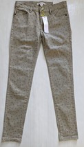 BCBG Smiley and Sad Faces Print Skinny Jeans BCBGeneration Jasper Pants Size 26 - £19.57 GBP