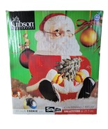 VTG Santa Claus Cookie Jar Gibson Ceramic 10&quot; 1997 Christmas Holiday Wit... - $24.23