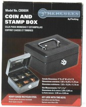 Hercules By FireKing CB0604 Coin &amp; Stamp Box 3&quot; X 6&quot; Heavy Guage Recycle... - £25.16 GBP