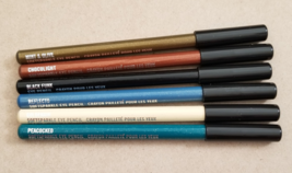 MAC Cosmetics 6 items Soft Sparkle Eye Liner Pencil Blue, Brown, Black, Yellow - $59.99