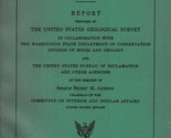 Mineral and Water Resources of Washington: United States Senate Report - £17.21 GBP