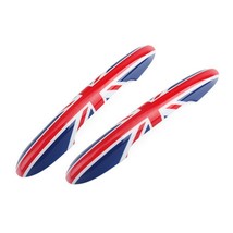 2Pcs Union Jack Door Handle Knob Sticker Cover Case  Housing For  One S Hatchbac - £62.00 GBP