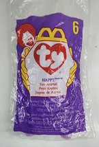 Ty Teenie Beanie Baby HAPPY McDonalds Toy 6 New in SEALED BAG. EXCELLENT - $7.91