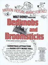 Bedknobs and Broomsticks 1971 ORIGINAL Vintage 9x12 Industry Ad Angela L... - £31.15 GBP
