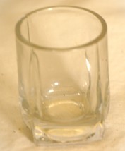 Clear Whiskey Shot Glass Square Bottom Pub Bar Barware - £9.94 GBP