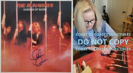 Cherie Currie signed The Runaways Queens of Noise 12x12 album photo COA proof - $178.19