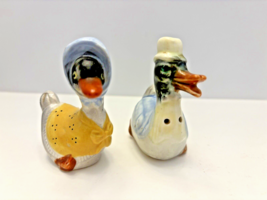 Salt and Pepper Shakers Vintage Anthropomorphic Duck Geese Japan 2.75 In... - $15.76