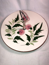 Vintage Stangl Thistle Tidbit With Handle Mint - £16.06 GBP