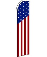 SUPER 15&#39; FT SWOOPER CLASSIC USA FLAG advertizing TALL Sign AMERICAN #71... - $18.95