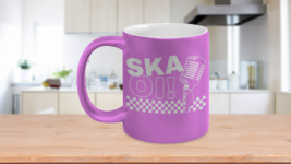 Ska Oi! Music Punk Reggae Retro Microphone Graphic Coffee Tea Mug - £14.30 GBP