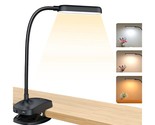 Desk Lamp Battery Operated Rechargeable Clip On Reading Light Light Up T... - £22.44 GBP