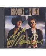 Signed BROOKS &amp; DUNN Autographed CD COUNTRY w/ COA - BRAND NEW MAN - £78.17 GBP