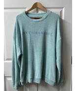 Southern Marsh Terry Cloth Sweatshirt Womens XL Green Long Sleeved Casua... - $19.79