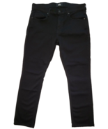 Paige Federal Jeans Men&#39;s Size 32 Straight Black Shadow Denim Pants USA - £24.60 GBP