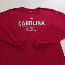 Adidas Carolina Gamecocks Men's Red Cotton T-Shirt Long Sleeve Size Medium image 5