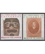 ZAYIX - Mexico C437, C438 MNH UPU Engraving Man&#39;s Face Mailbox  071522S39M - £1.19 GBP