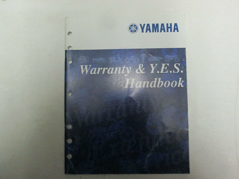 1995 Yamaha Warranty And Y.E.S. Handbook LIT-11760-00-95 Factory OEM - $14.95