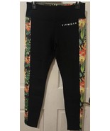 FITWEAR BRAND - SIDE PANEL LEGGINGS-TROPICAL-FLORAL SIZE M+(USA 8) - $39.59