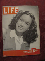 LIFE magazine February 21 1944 WWII Patrice Munsel Morris Ernst Abraham Walkowit - £9.34 GBP