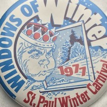 Windows Of Winter 1977 St. Paul Carnival Vintage Pin Button Pinback Minn... - £13.30 GBP