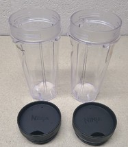 Ninja Pulse 2 Cups With Lids  Replacement - 7&quot; Tall X 3&quot; Diameter - $16.89
