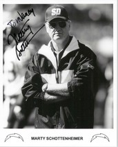 Marty Schottenheimer Signed Autographed Glossy 8x10 Photo - San Diego Ch... - £32.04 GBP