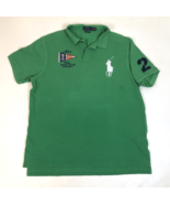 Polo Ralph Lauren Mens Big Pony Yacht Club #2 Embroidered Rugby Shirt Si... - $747.10 MXN