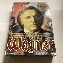 RICHARD BURTON AS WAGNER - THE COMPLETE EPIC - 4 DISC DVD SET - $348.23 MXN