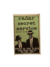 Radar Secret Service Silkscreen Poster Green Dots - £35.39 GBP