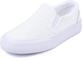 Boy&#39;s Girl&#39;s Toddlers Canvas Sneakers Slip-On White Sneakers Casual Skin... - $9.99