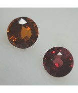 Natural Spessartite Round Facet Cut 6X6mm Fire Orange Color VVS - VS Cla... - $62.27