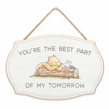 Disney Winnie The Pooh You&#39;Re The Best Part Hanging Wood Wall Decor - Adorable W - £25.09 GBP