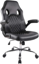 Executive Office Chair, Gaming Chair, Computer Office Chair Swivel Armrest Black - £128.58 GBP