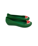 Watermelon Round Toe Flat Shoes Green Women Size 7 HH-1916-1 - $571.38 MXN