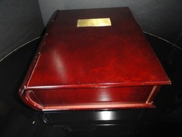 Cigar Humidor Book - Cherry wood  with single drawer 12&quot;  L  x 10&quot;  W  x... - $3,197.56 MXN
