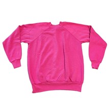 VTG Blank Pannill by Hanes Sweatshirt Pink Crewneck Pullover Made in USA... - $10.22