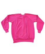 VTG Blank Pannill by Hanes Sweatshirt Pink Crewneck Pullover Made in USA... - €8,87 EUR