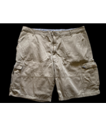 Wrangler Cargo Shorts Size 44 Tan Khaki Rugged Workwear Pockets Mens - $53.73 CAD